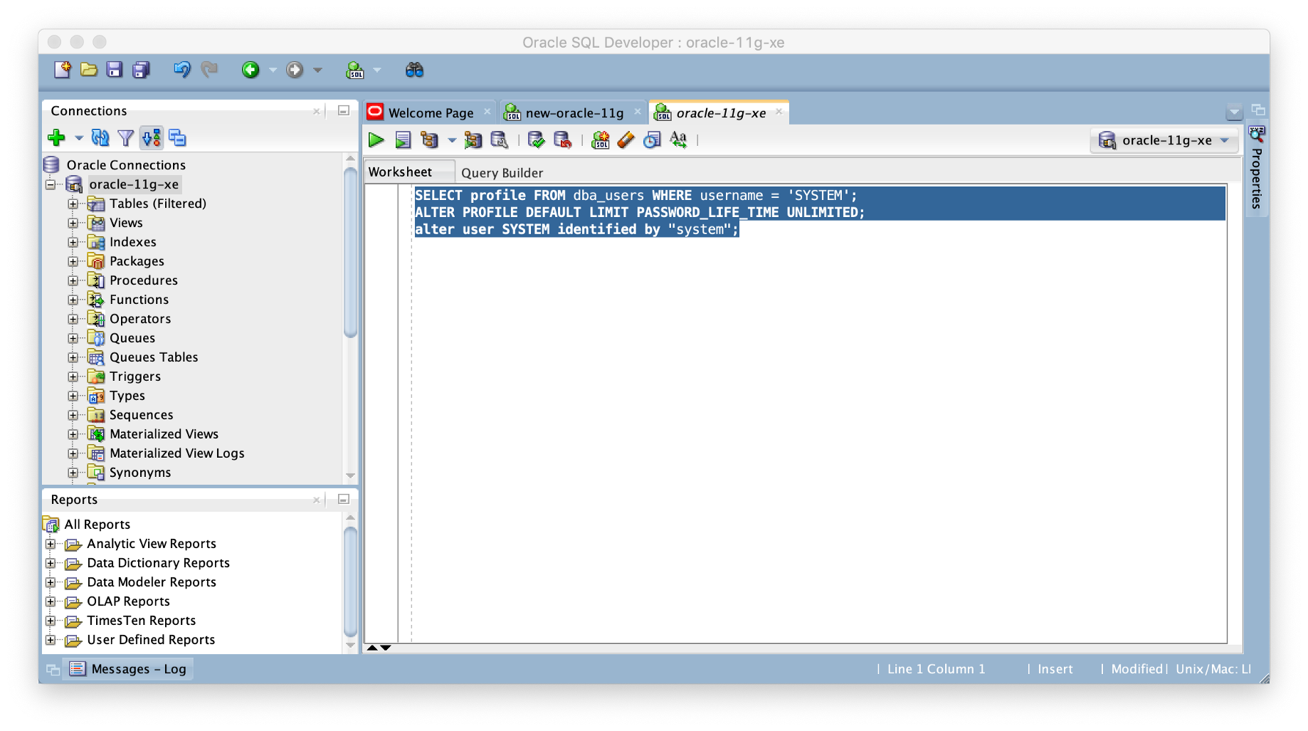 oracle sql practice server for mac users